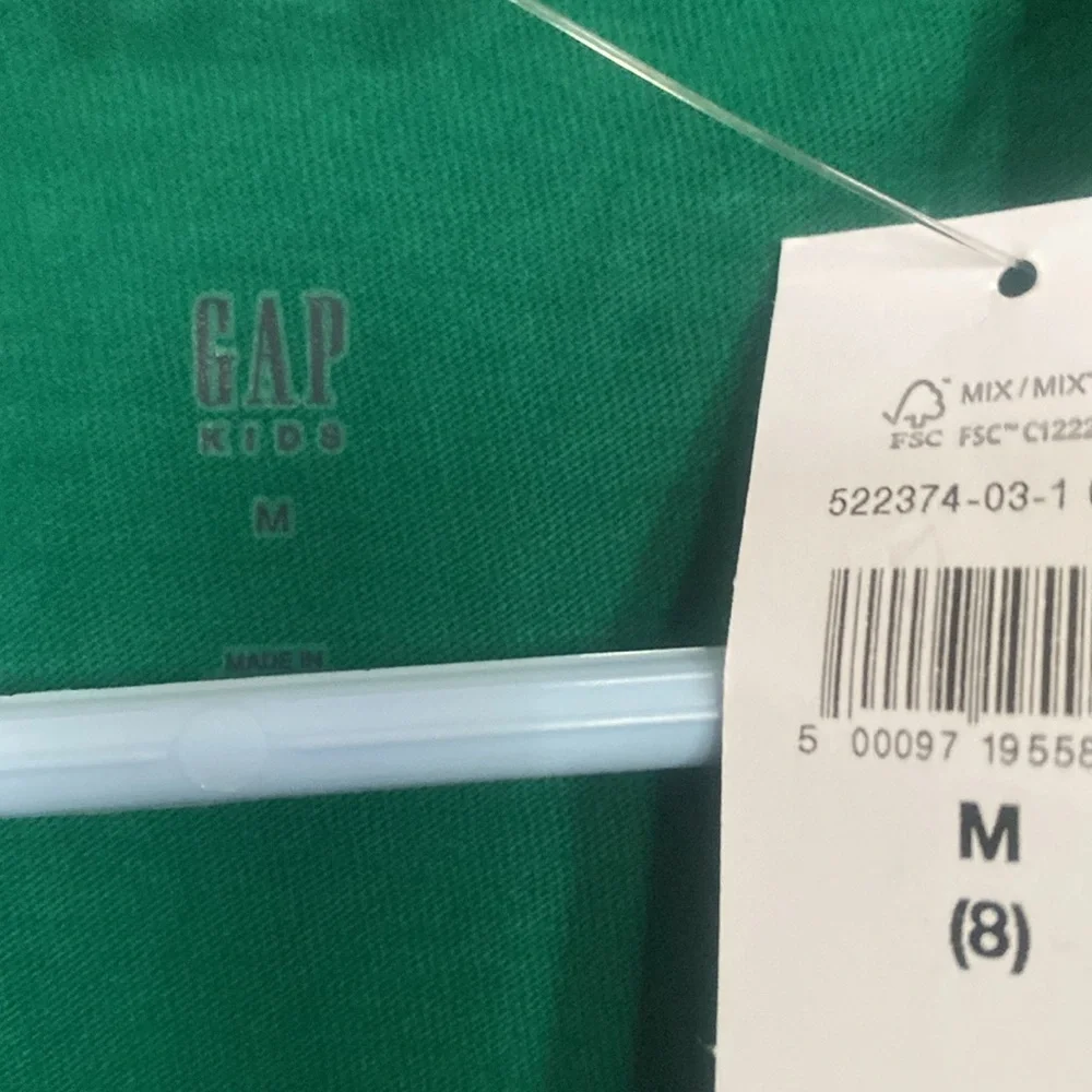 NWT Gap Elf Christmas long sleeve gray, size 8/M & short sleeve truck w/gifts